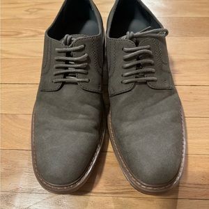 Perry Ellis Portfolio Gray Dress Shoe Size 8.5